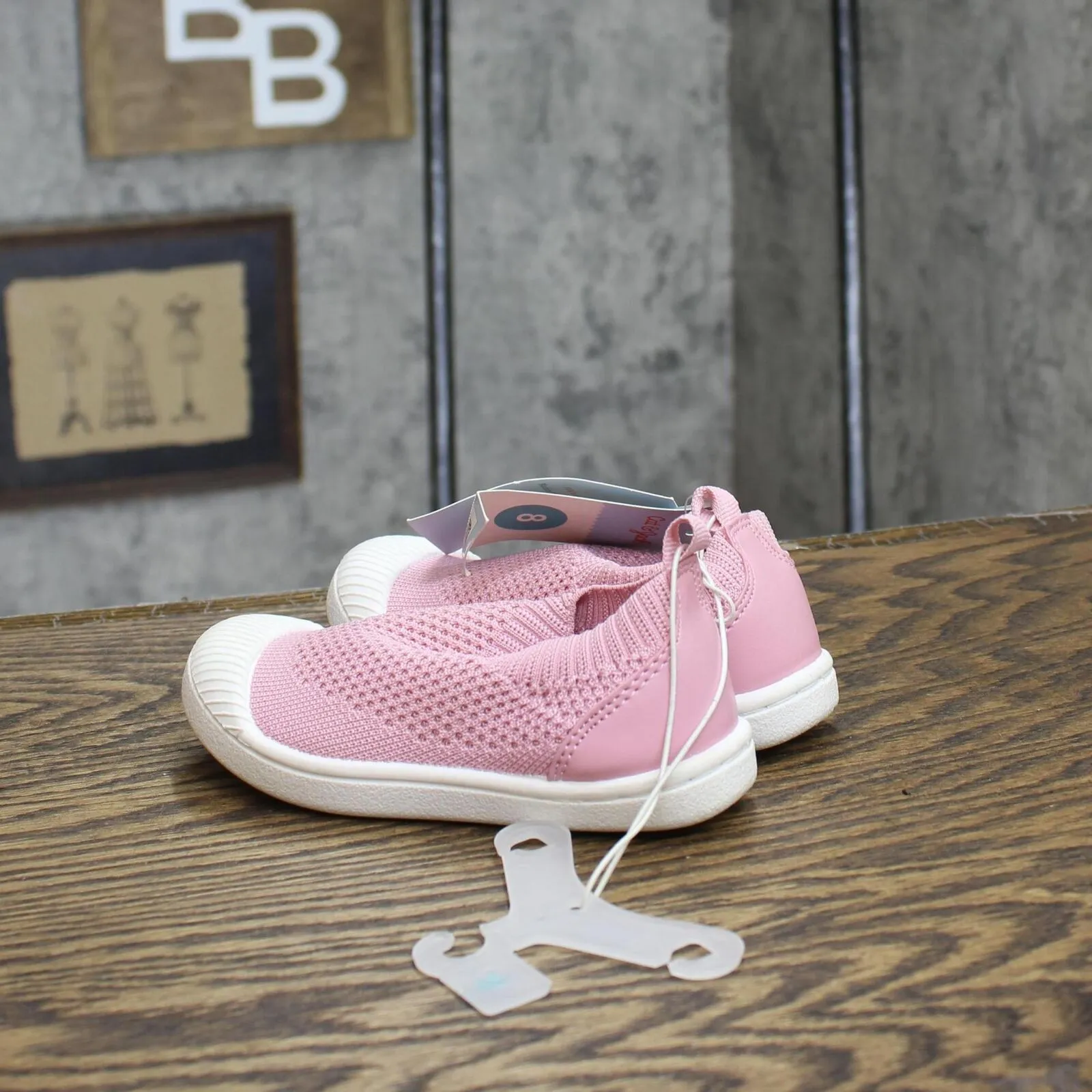 Cat & Jack Toddler Girls Corey Slip-On Sneakers 87832092 Blush Pink 8T