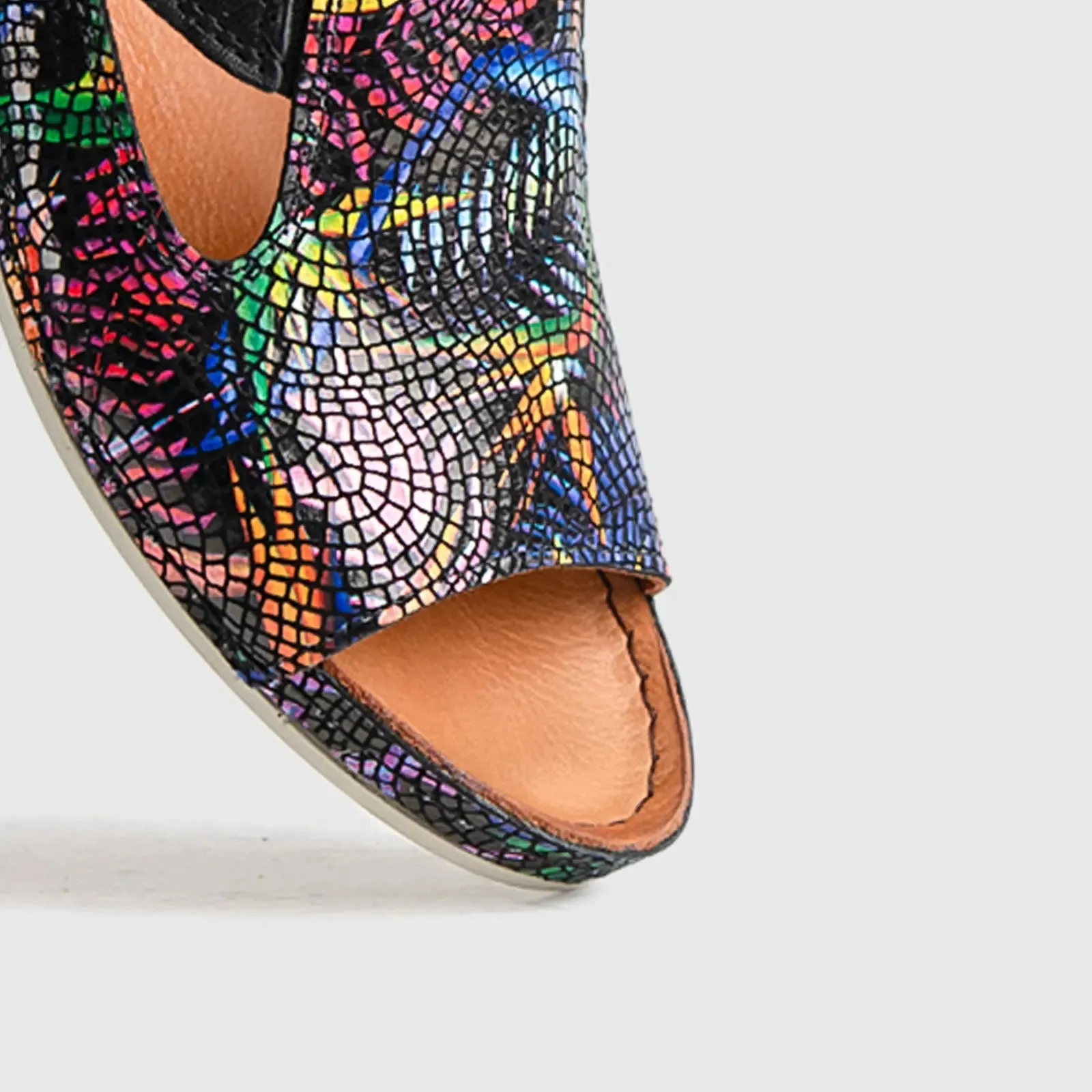 Comfort Leather Casuals 1094 Black Multi