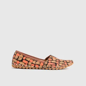 Comfort Leather Casuals 1203 Orange Multi