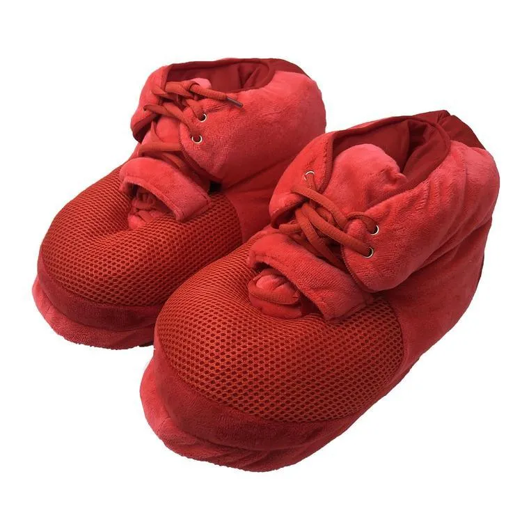Comfortable Plush Sneaker Slippers – Cozy and Trendy Comfort