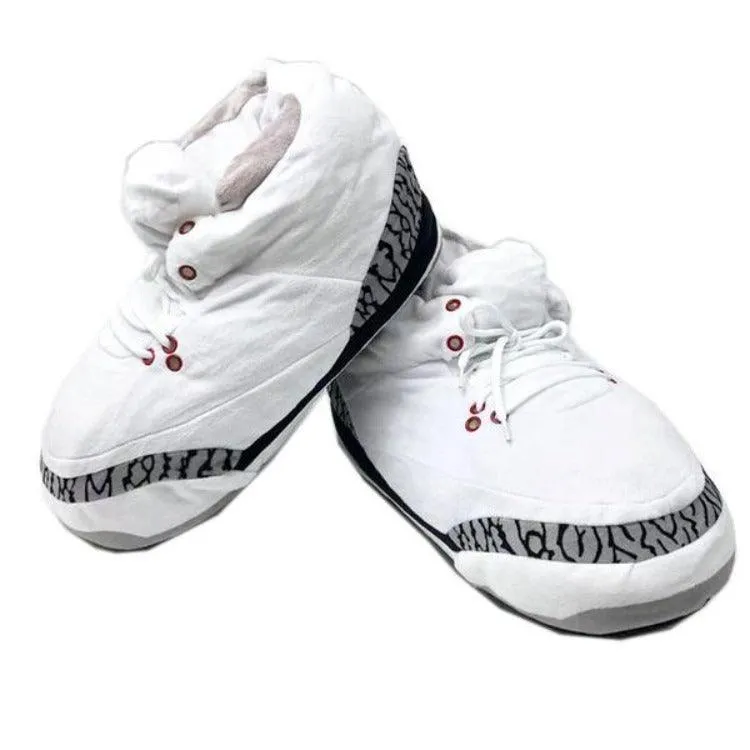 Comfortable Plush Sneaker Slippers – Cozy and Trendy Comfort