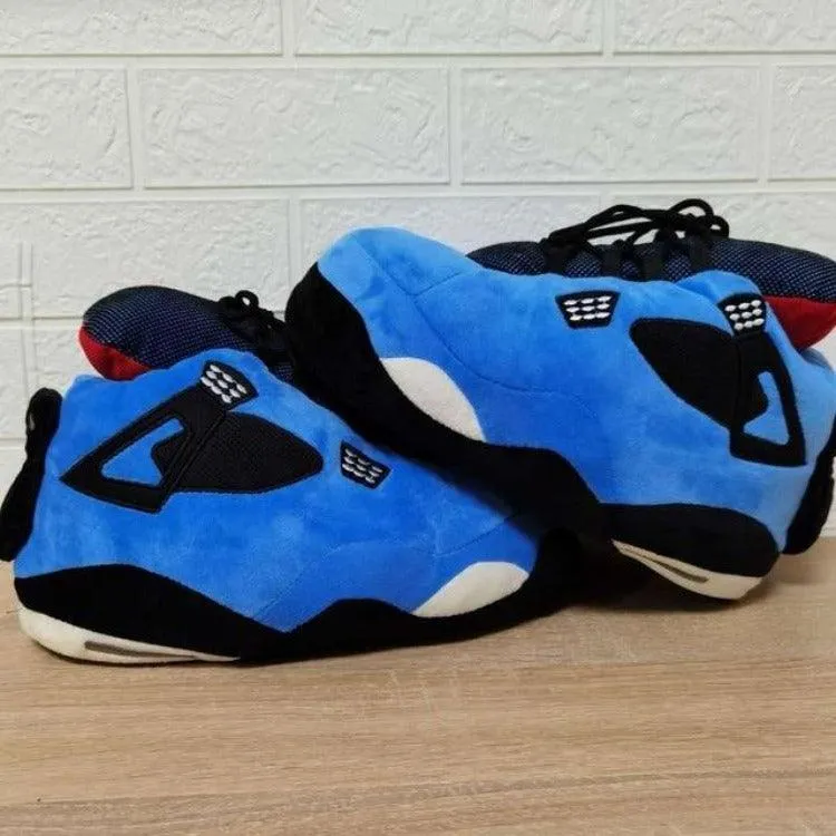 Comfortable Plush Sneaker Slippers – Cozy and Trendy Comfort
