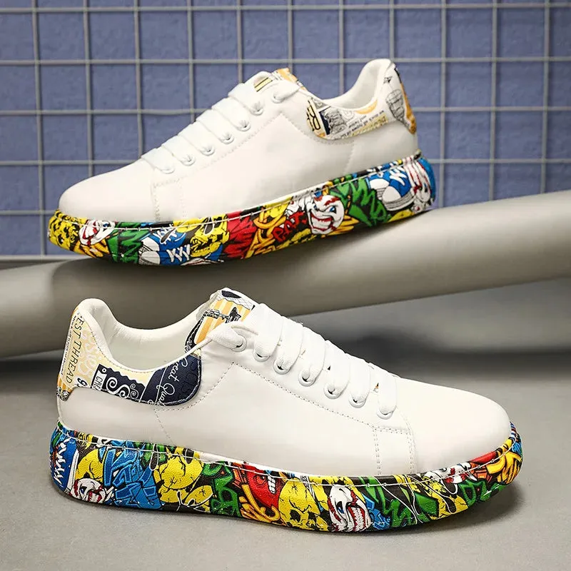 Comfortable Unisex Graffiti Sneakers