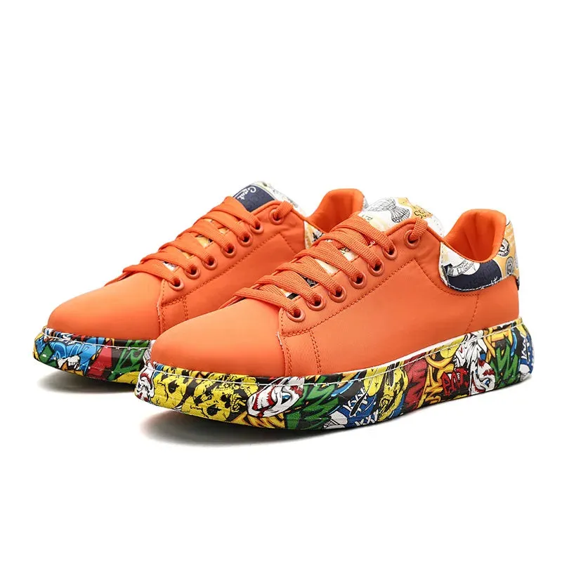 Comfortable Unisex Graffiti Sneakers