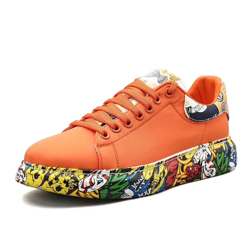 Comfortable Unisex Graffiti Sneakers