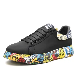 Comfortable Unisex Graffiti Sneakers
