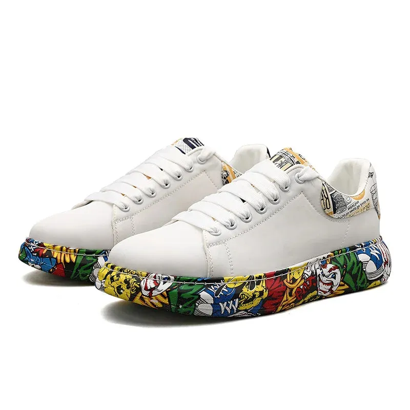Comfortable Unisex Graffiti Sneakers