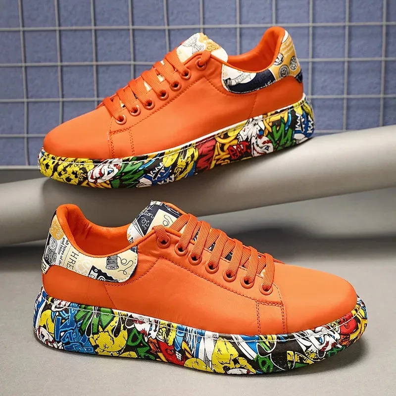 Comfortable Unisex Graffiti Sneakers