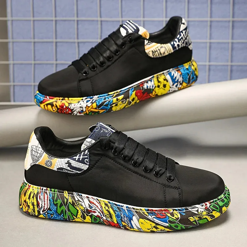 Comfortable Unisex Graffiti Sneakers