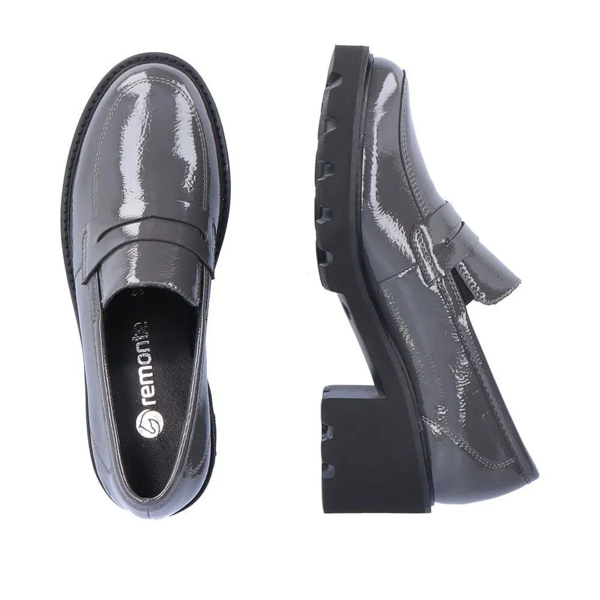 CrashLack DOA00 Loafer Block Heel