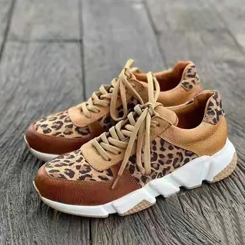 CRISSA™ | Comfortable Leopard Sneakers