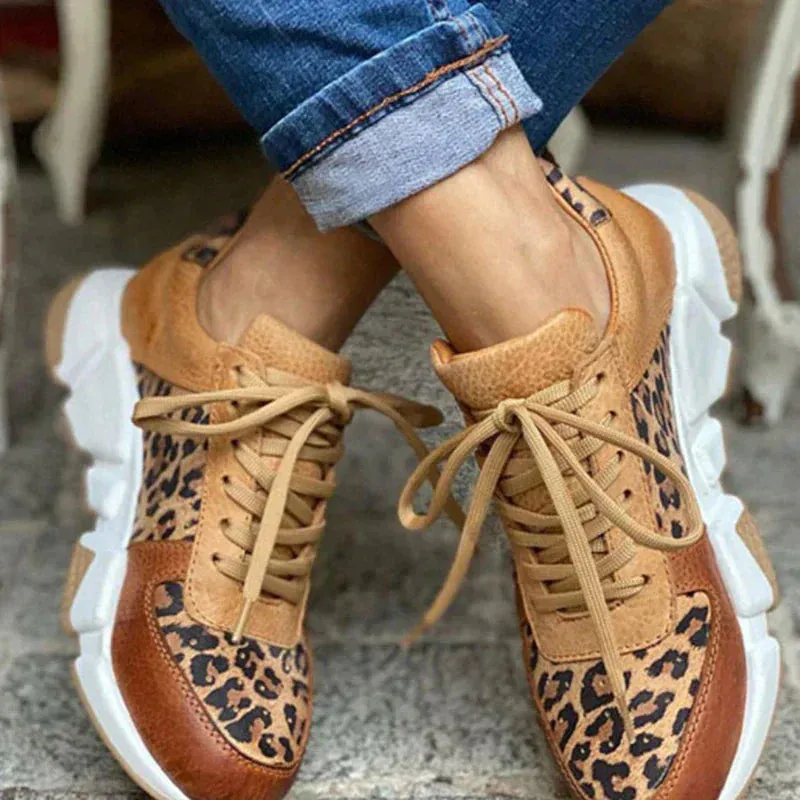 CRISSA™ | Comfortable Leopard Sneakers