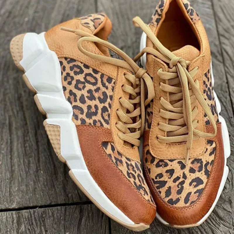 CRISSA™ | Comfortable Leopard Sneakers