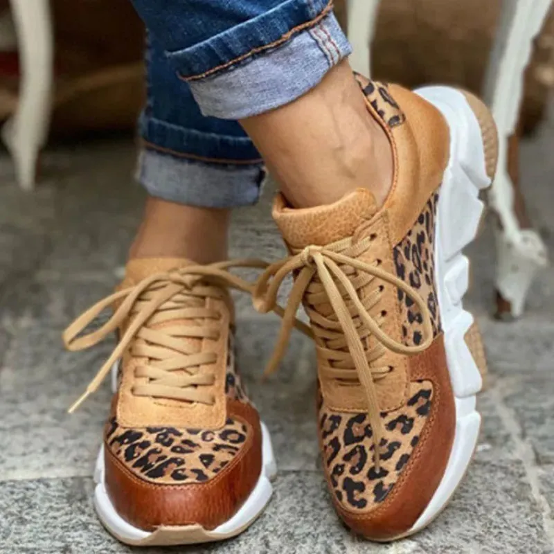 CRISSA™ | Comfortable Leopard Sneakers