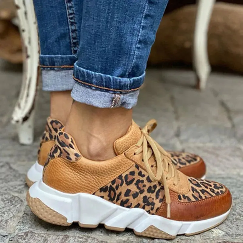 CRISSA™ | Comfortable Leopard Sneakers