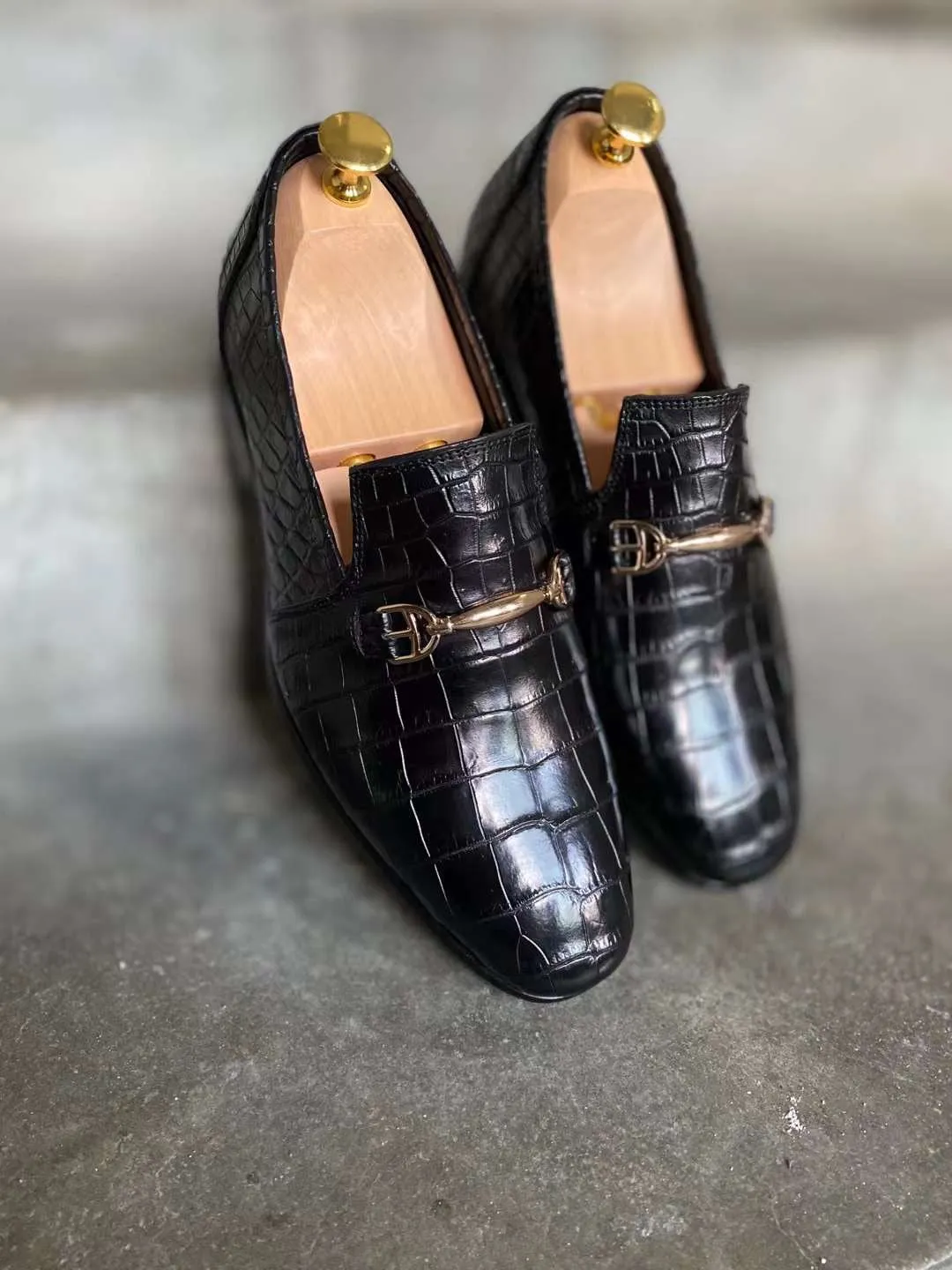 Crocodile Horsebit Loafer