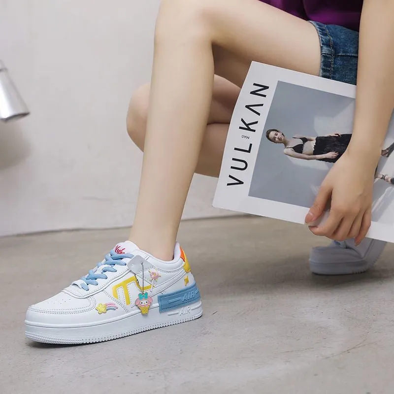 CUTE BLUE/YELLOW CASUAL SNEAKERS UB2750