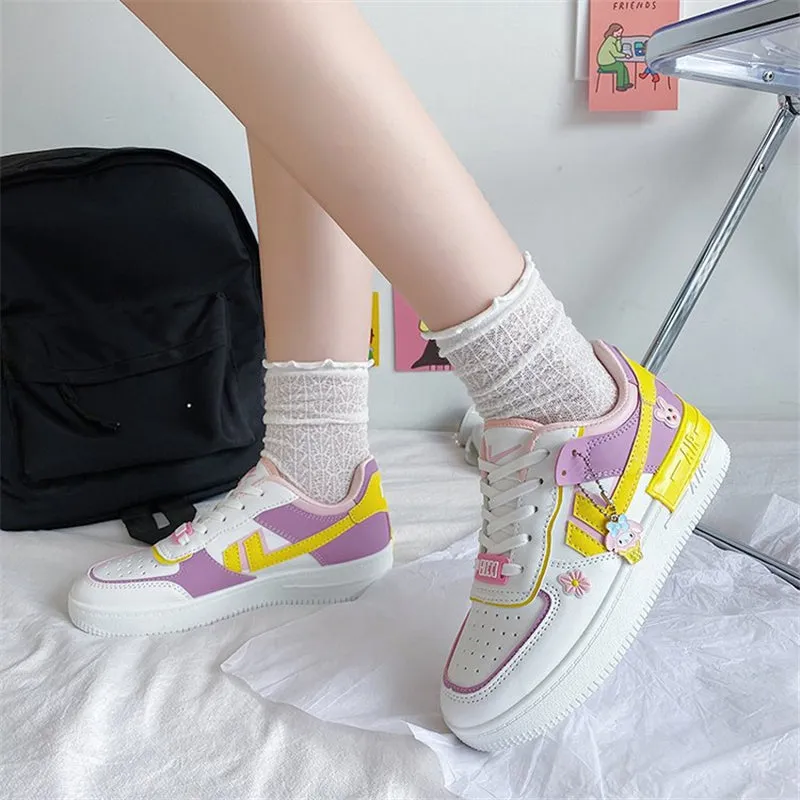 CUTE BLUE/YELLOW CASUAL SNEAKERS UB2750