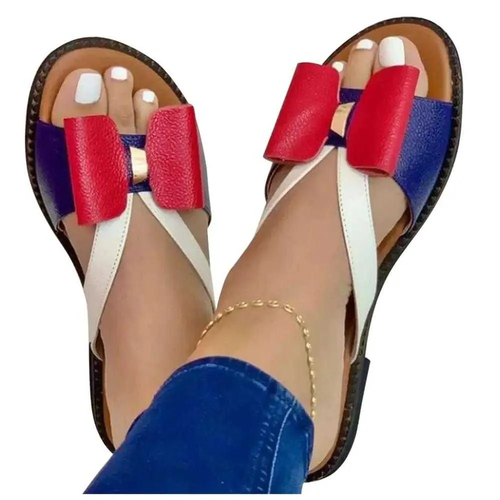 Cute Women Slippers  Butterfly-Knot Casual Slip On Sandals