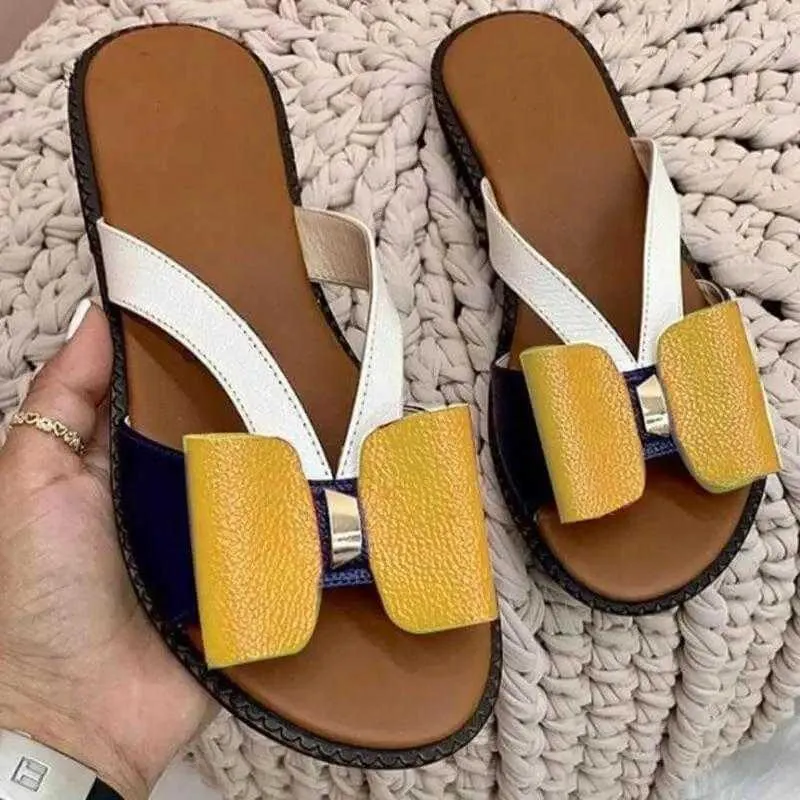 Cute Women Slippers  Butterfly-Knot Casual Slip On Sandals