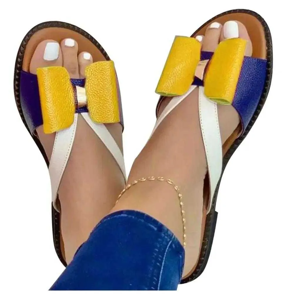 Cute Women Slippers  Butterfly-Knot Casual Slip On Sandals