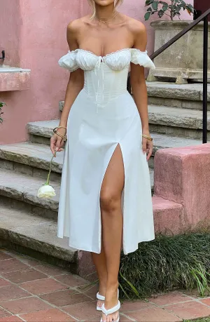 Daniela Midi Dress - Ivory