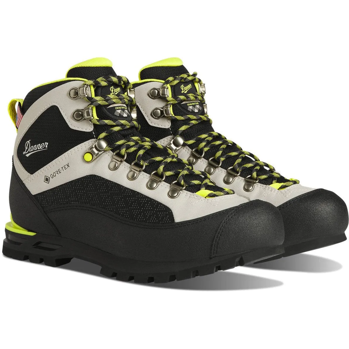 Danner Women's Crag Rat Evo 4.5" Waterproof Hiking Boot -Yellow- 65821
