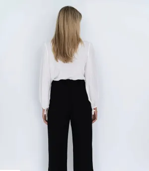 DEMI BLOUSE-IVORY