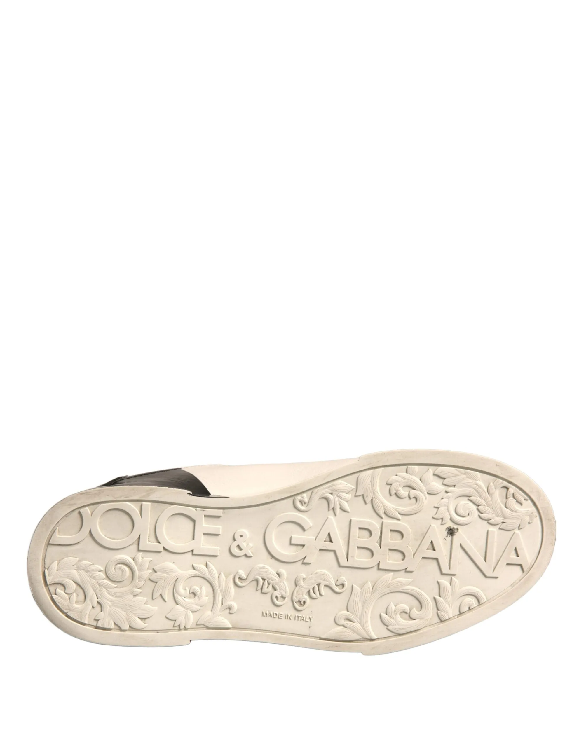 Dolce&Gabbana Portofino Men White Sneakers Leather Athletic Trainer Shoes EUR 39