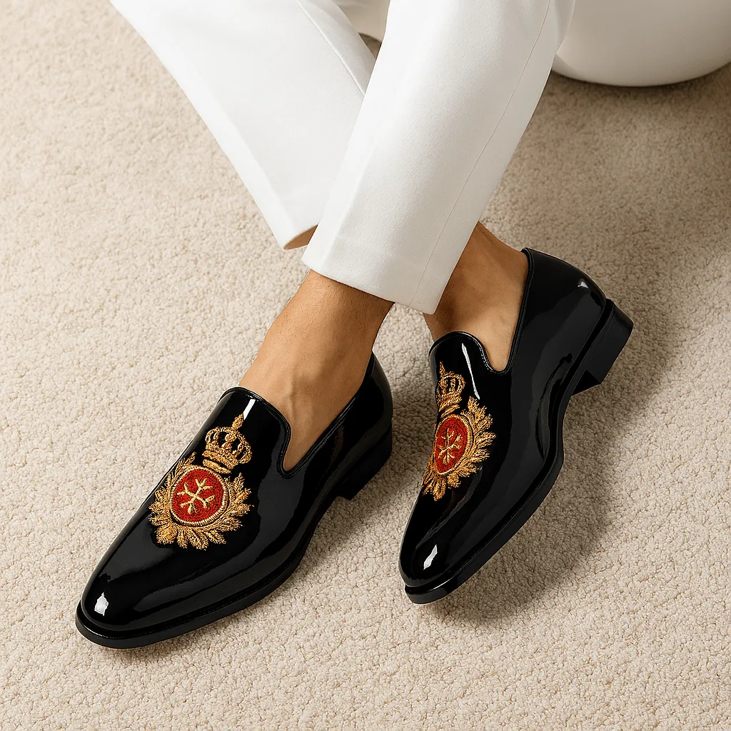 Domoir | Elegant Patent Loafers