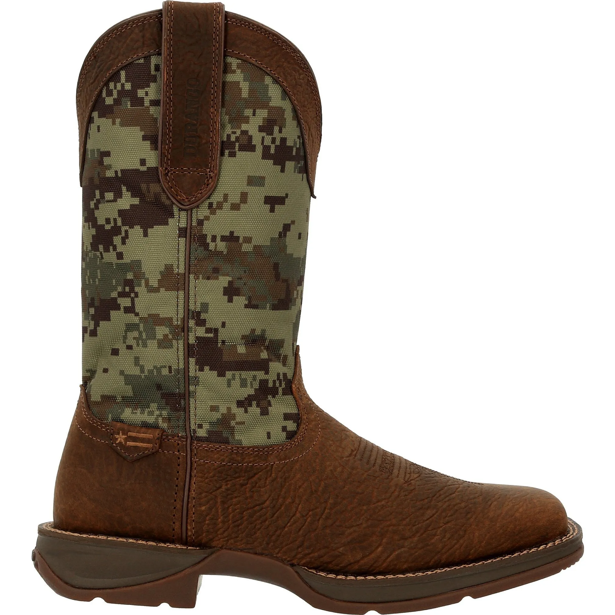 Durango Men's Rebel 12" Square Toe Pull-On Western Classic Boot - DDB0329