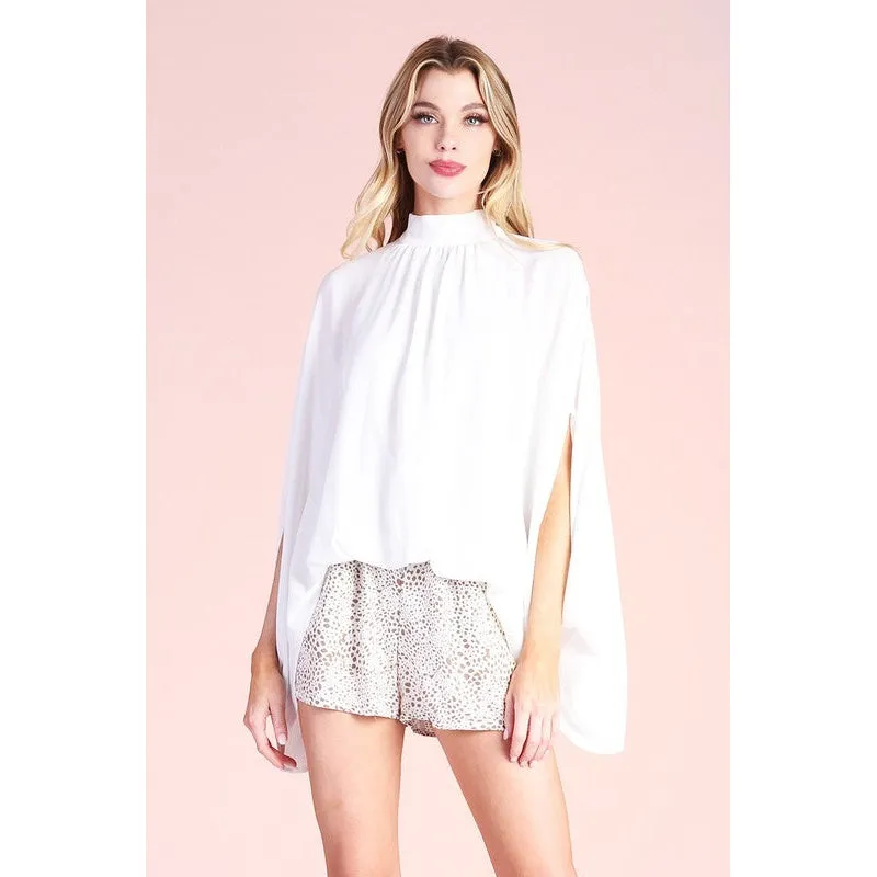Elegance Galore Top in White