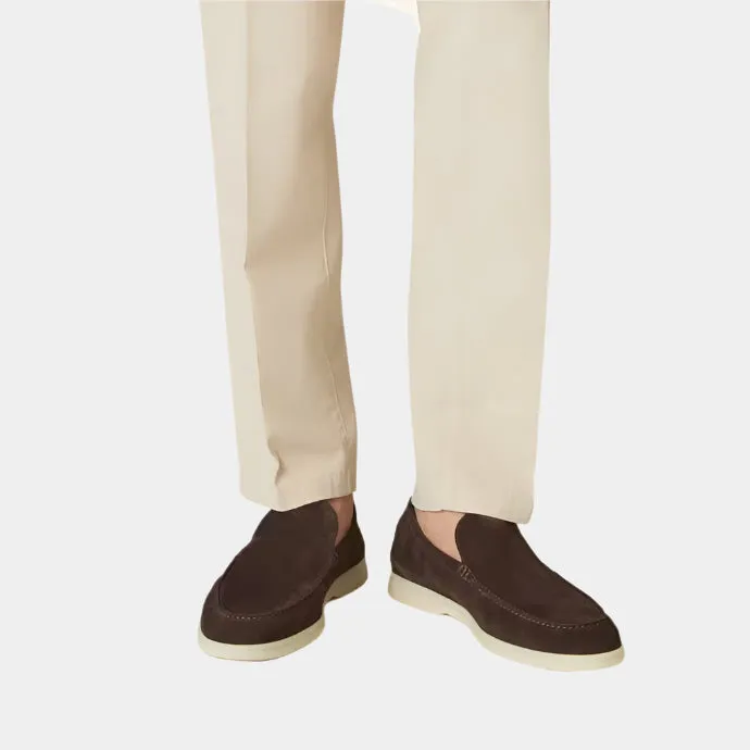 Elegant Chocolate Yacht Loafers - Arvenis Co.