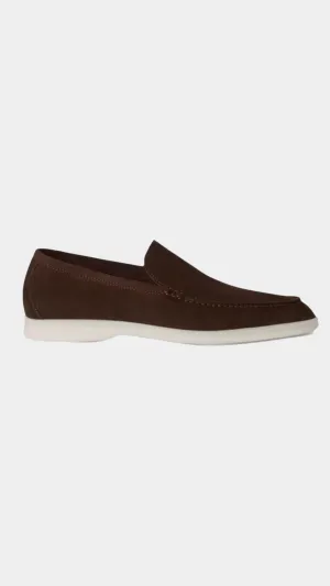 Elegant Chocolate Yacht Loafers - Arvenis Co.