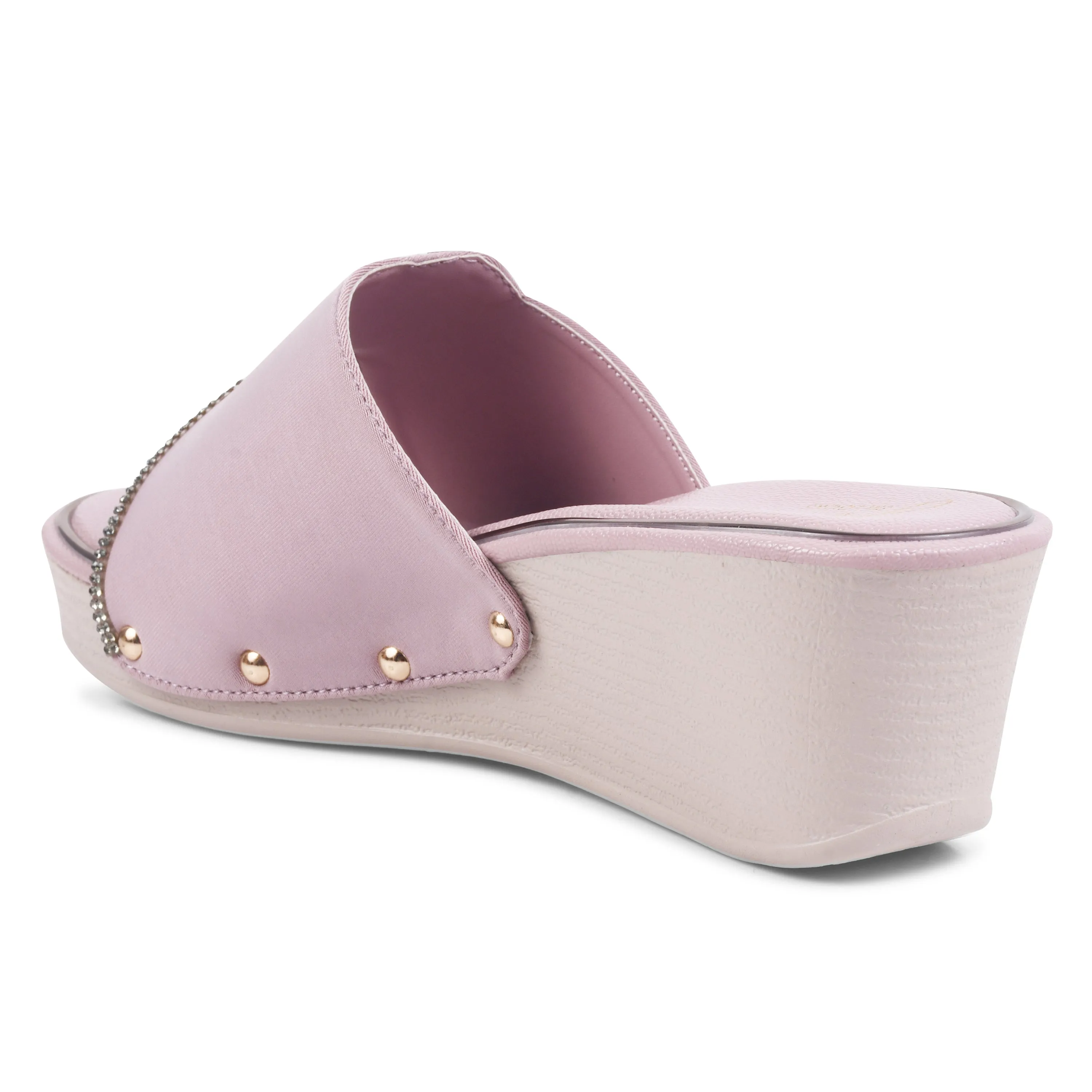 Elegant Embellished Wedge Heels