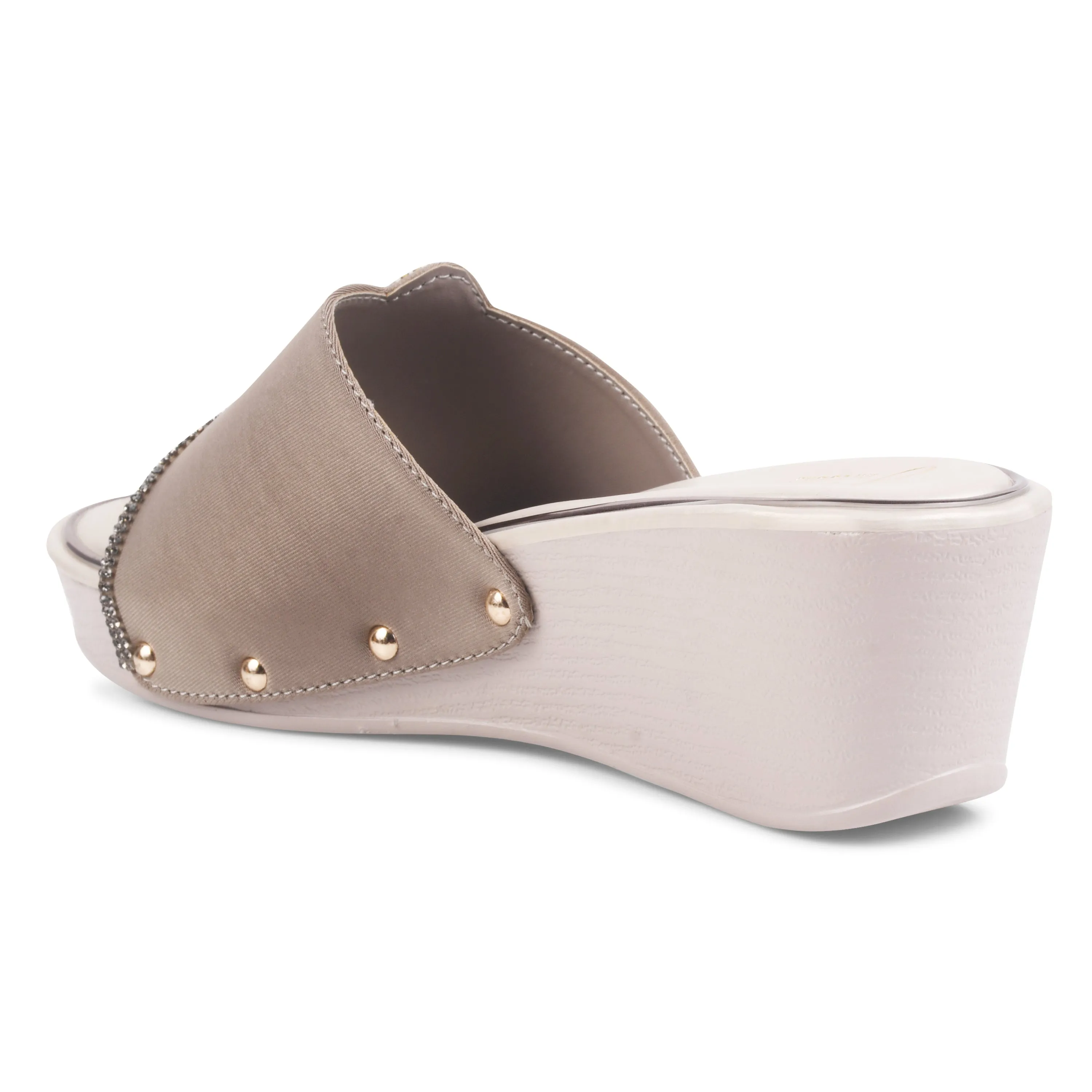 Elegant Embellished Wedge Heels