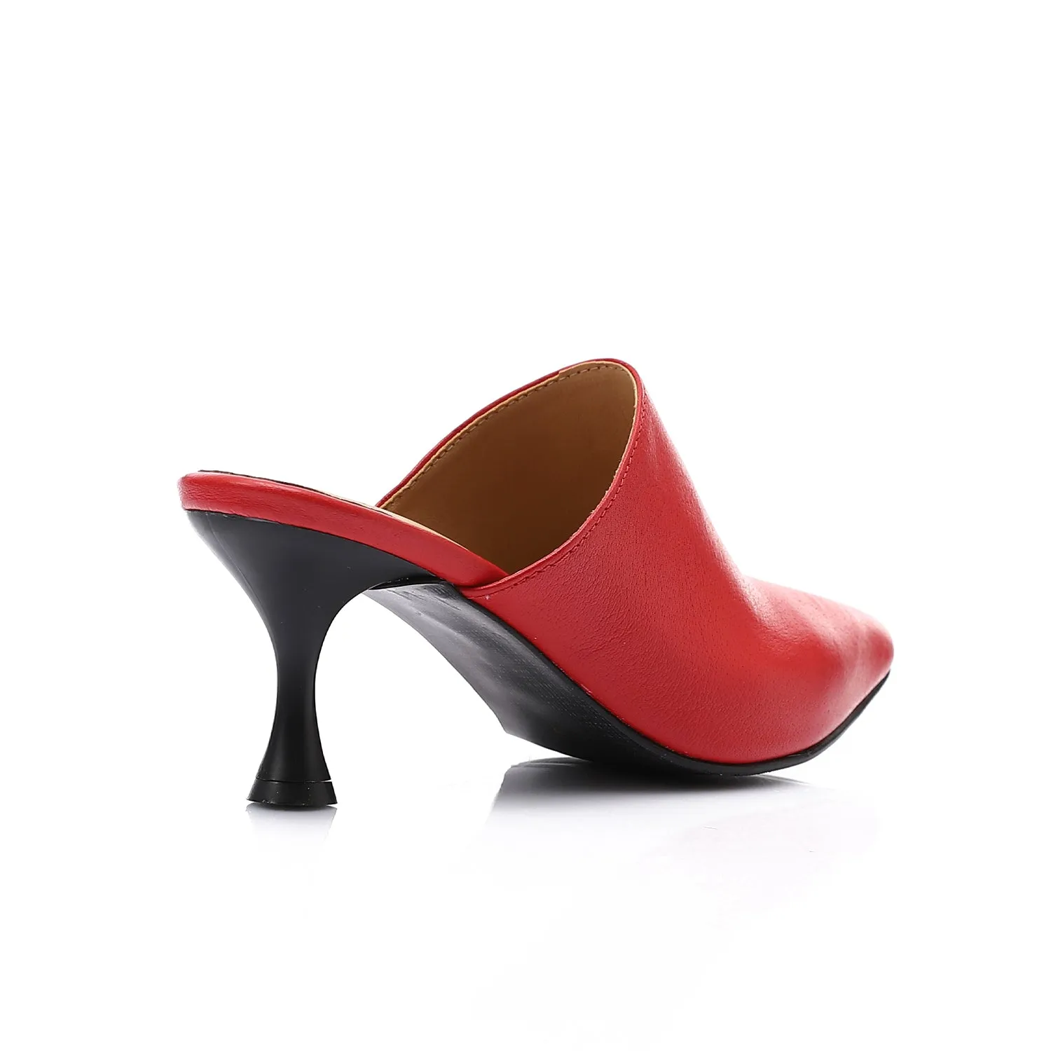 Elegant Pointed Pumps Red