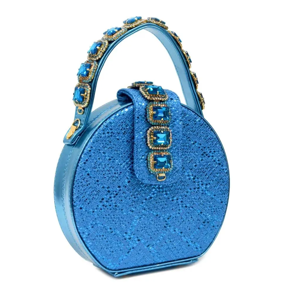 Elegant Rhinestone Heels & Bag Set  - Ideal for Weddings