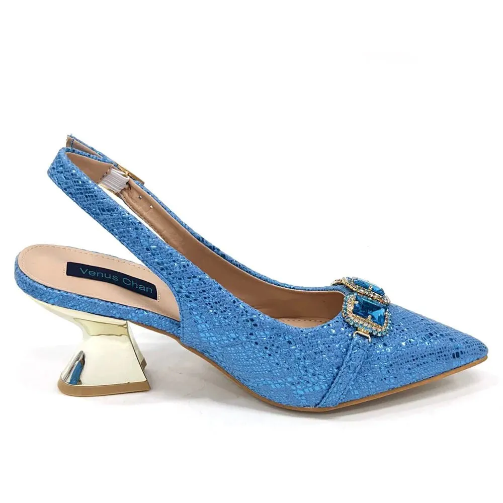 Elegant Rhinestone Heels & Bag Set  - Ideal for Weddings
