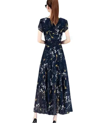 Elegant Women's Dress Long Sleeve