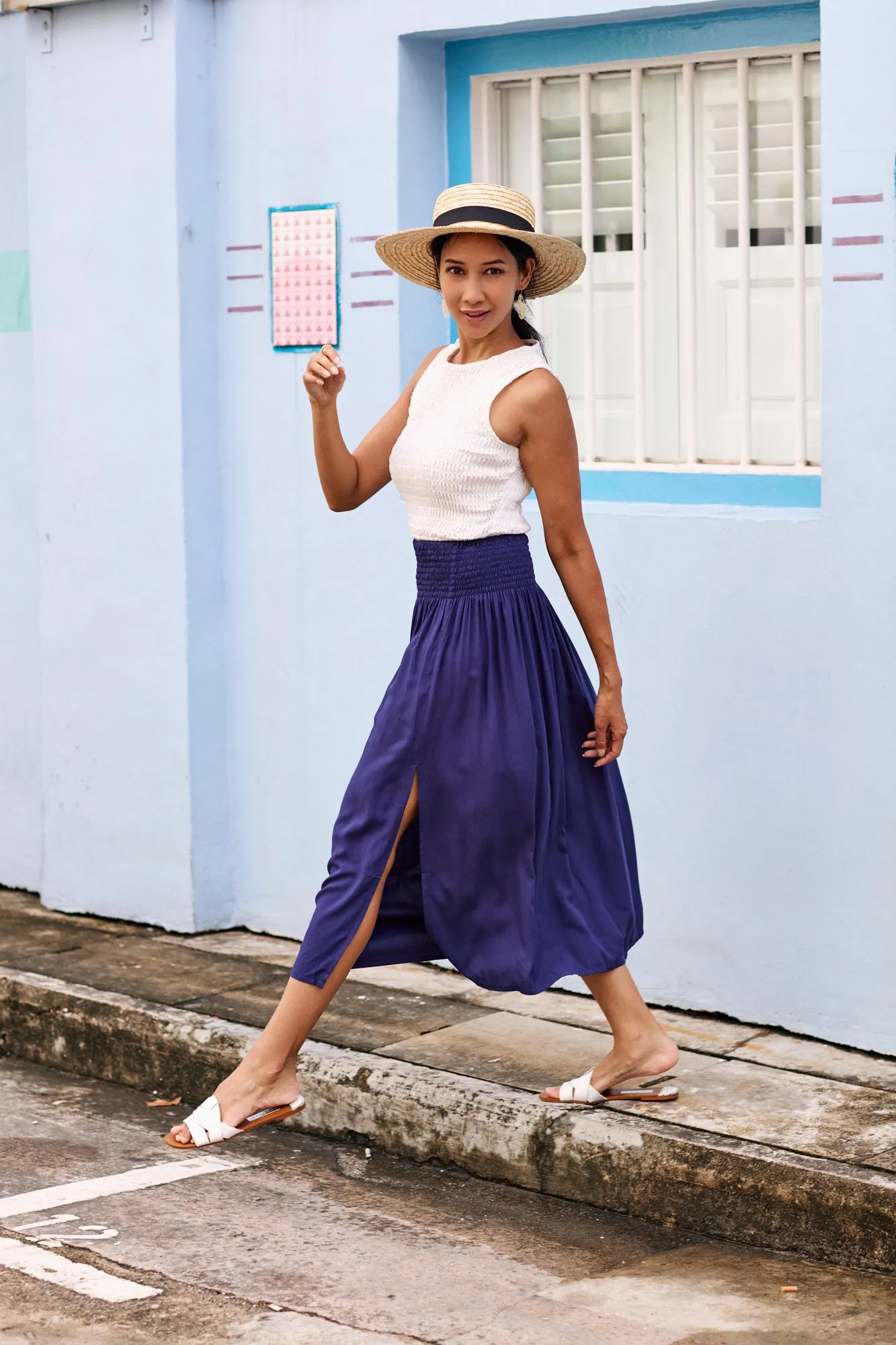 Ella Skirt - Joy Navy