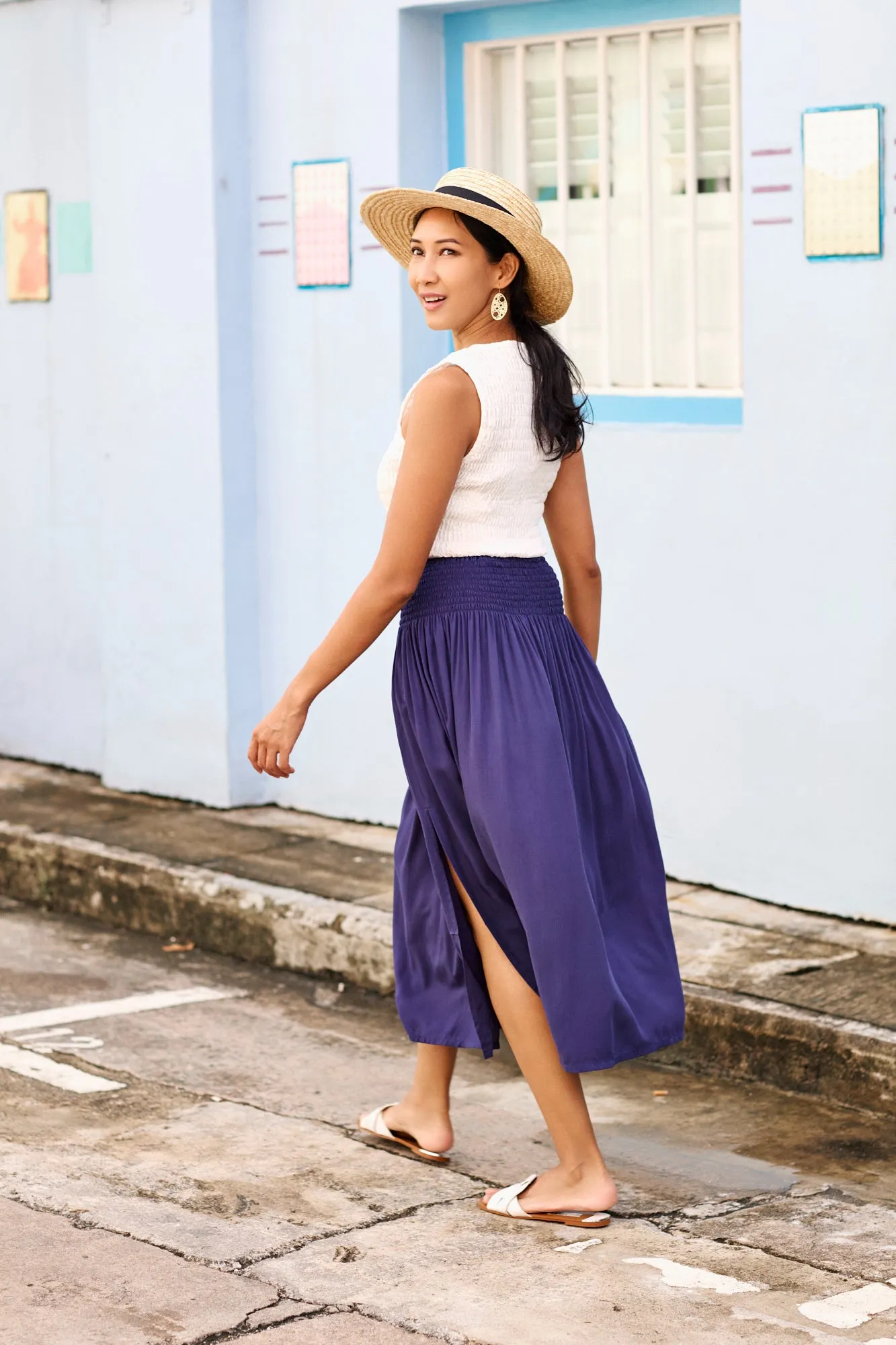 Ella Skirt - Joy Navy
