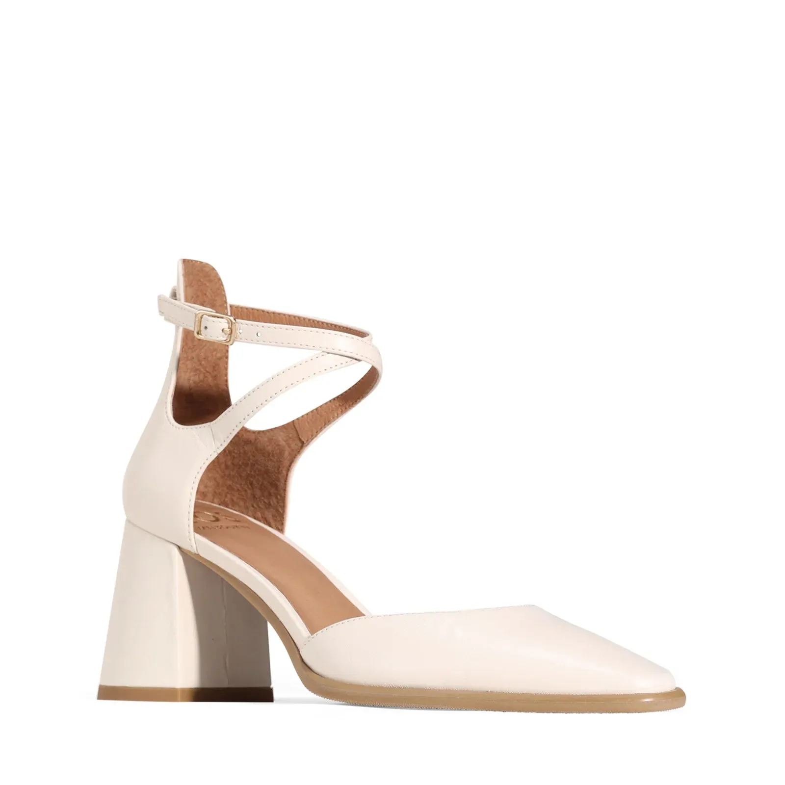 Eos Zan Bone Ankle Strap Shoe