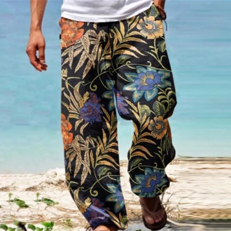 Evander - Men's Vintage Loose Printed Drawstring Pants