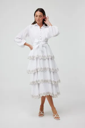 Evermore Long Sleeve Midi Dress
