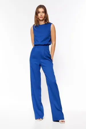 Extremely elegant straight legs formal jumpsuit