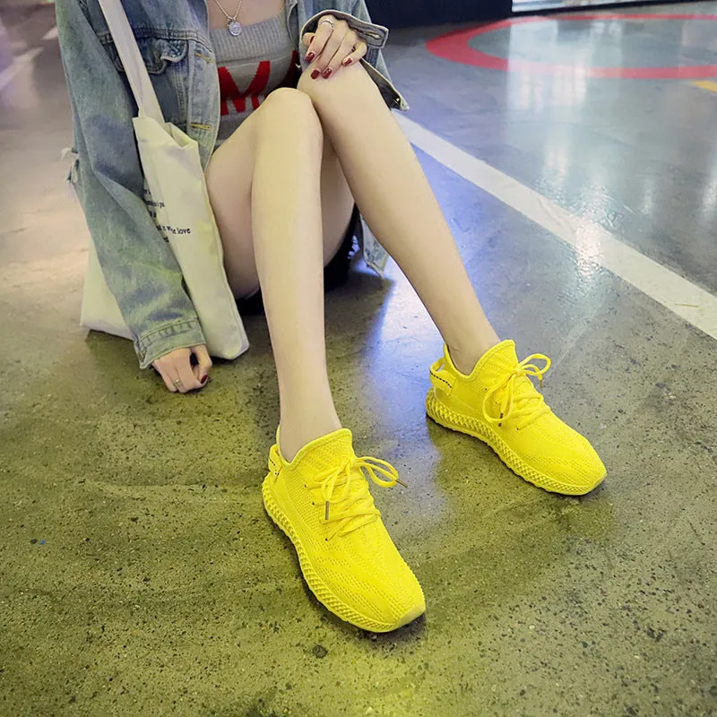Fashion Candy Color Women Sneakers Tenis Feminino Casual Shoes