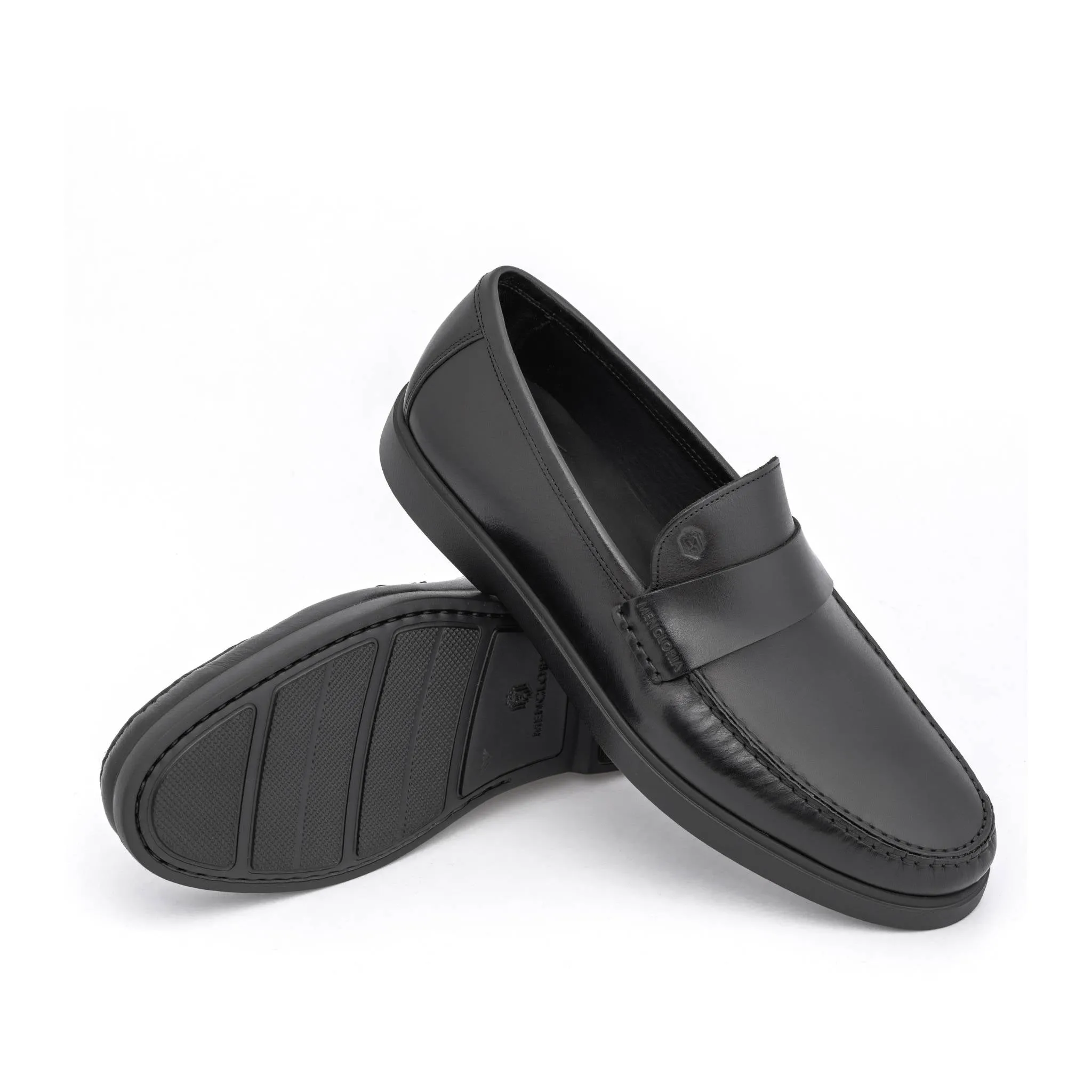 Flow Leather Loafer | Black