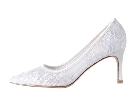 Flowers Wedding Shoes Fairy Elegant Female