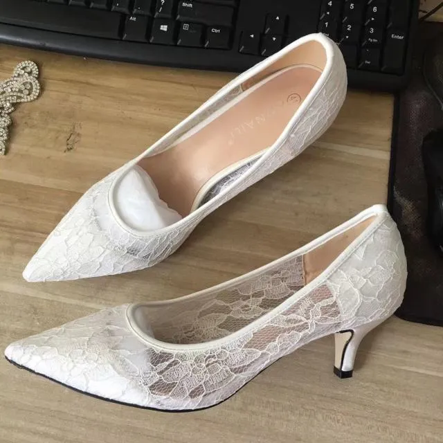 Flowers Wedding Shoes Fairy Elegant Female